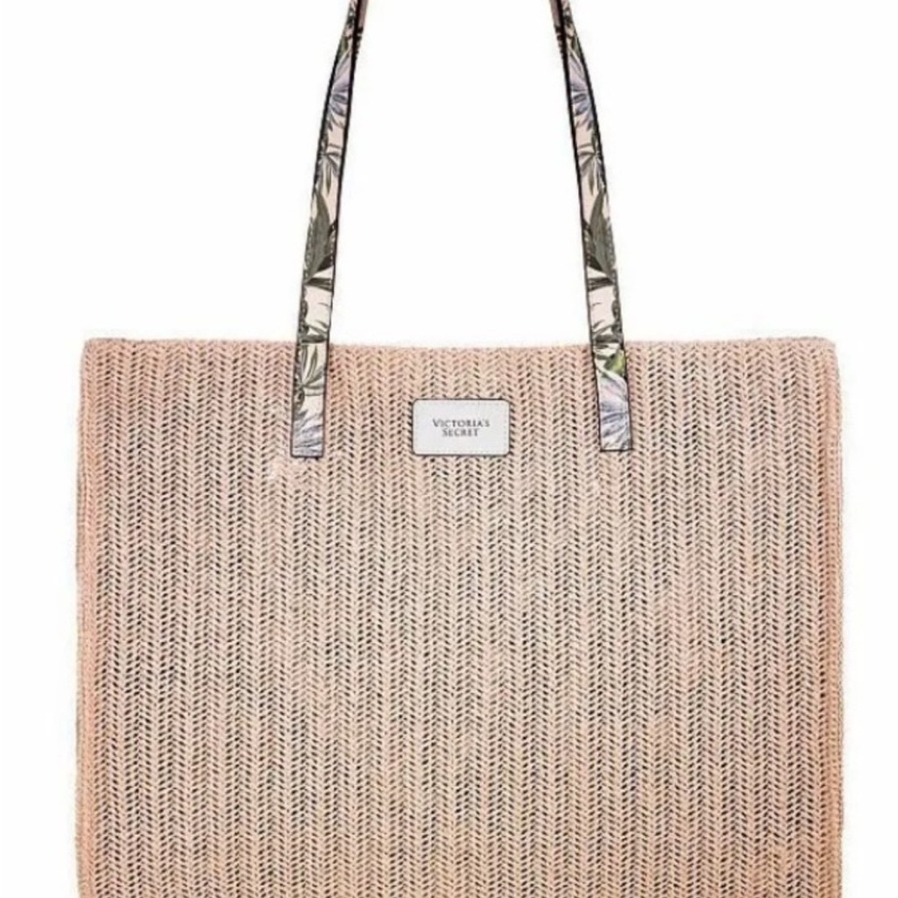 Victoria's Secret Woven Straw Travel Sexy Beach Tote - Picture 6 of 10